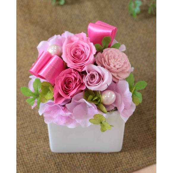 プリザーブドアレンジ「ファーストプリザ/プリンセス」